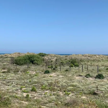 Un Petit Paradis, 5 Minutes A Pied Plage Robinson, Terrasse, Parking Prive, Wifi, Vue Sur Dunes Et Mer, Tres Ressourcant, A Marseillan Plage Apartmán Marseillan (Herault)